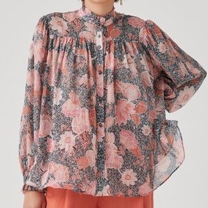 BNWT Steele Noah Blouse in Fleetwood